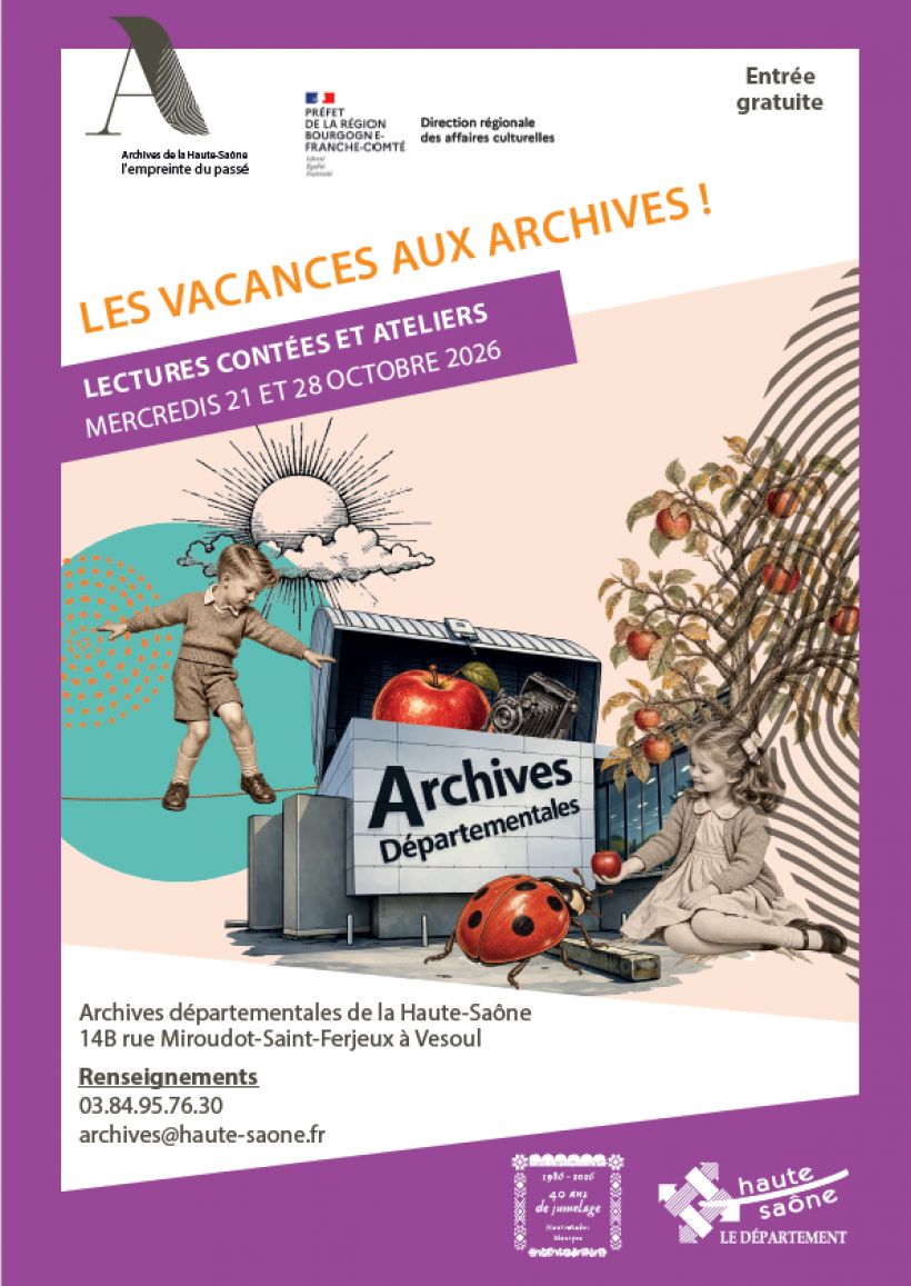 Vacances aux Archives !