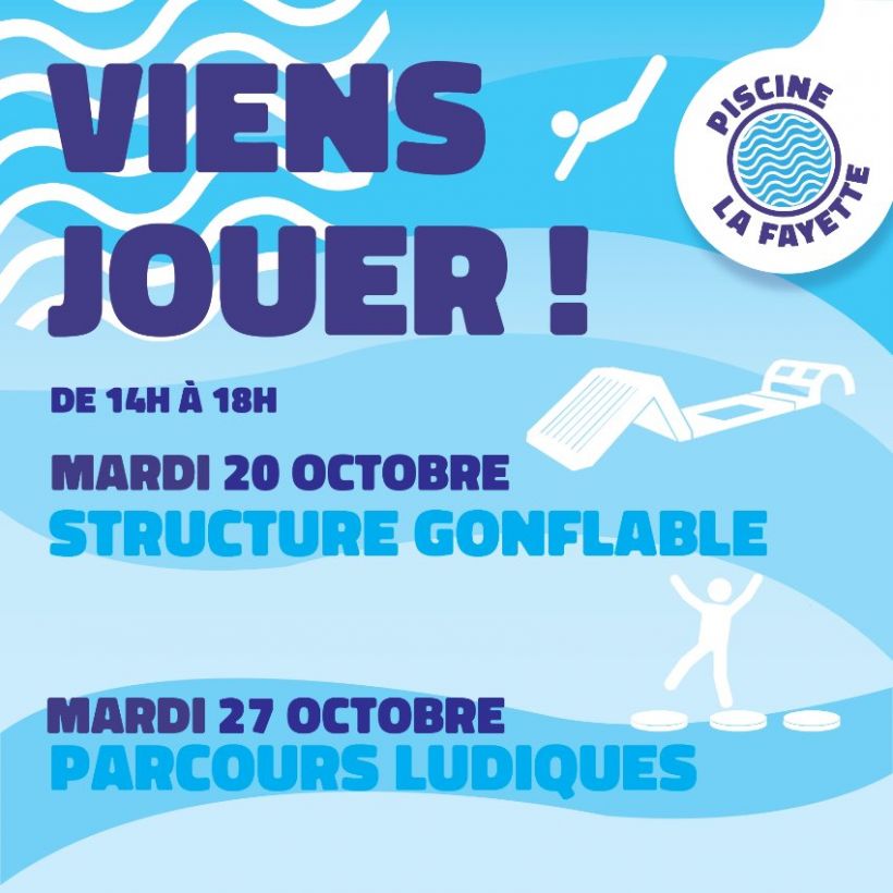Viens jouer à la piscine !