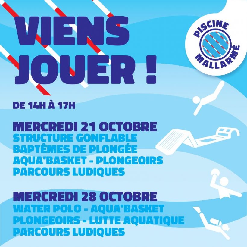 Viens jouer à la piscine !