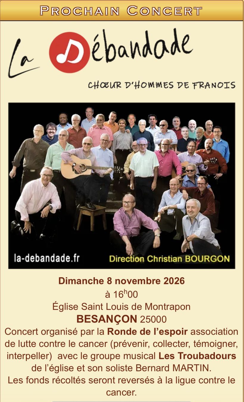 Grand concert de La Ronde de l'Espoir