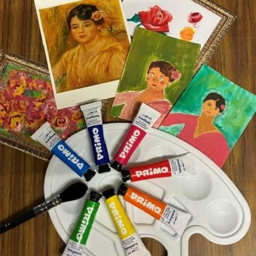 Atelier portrait en peinture