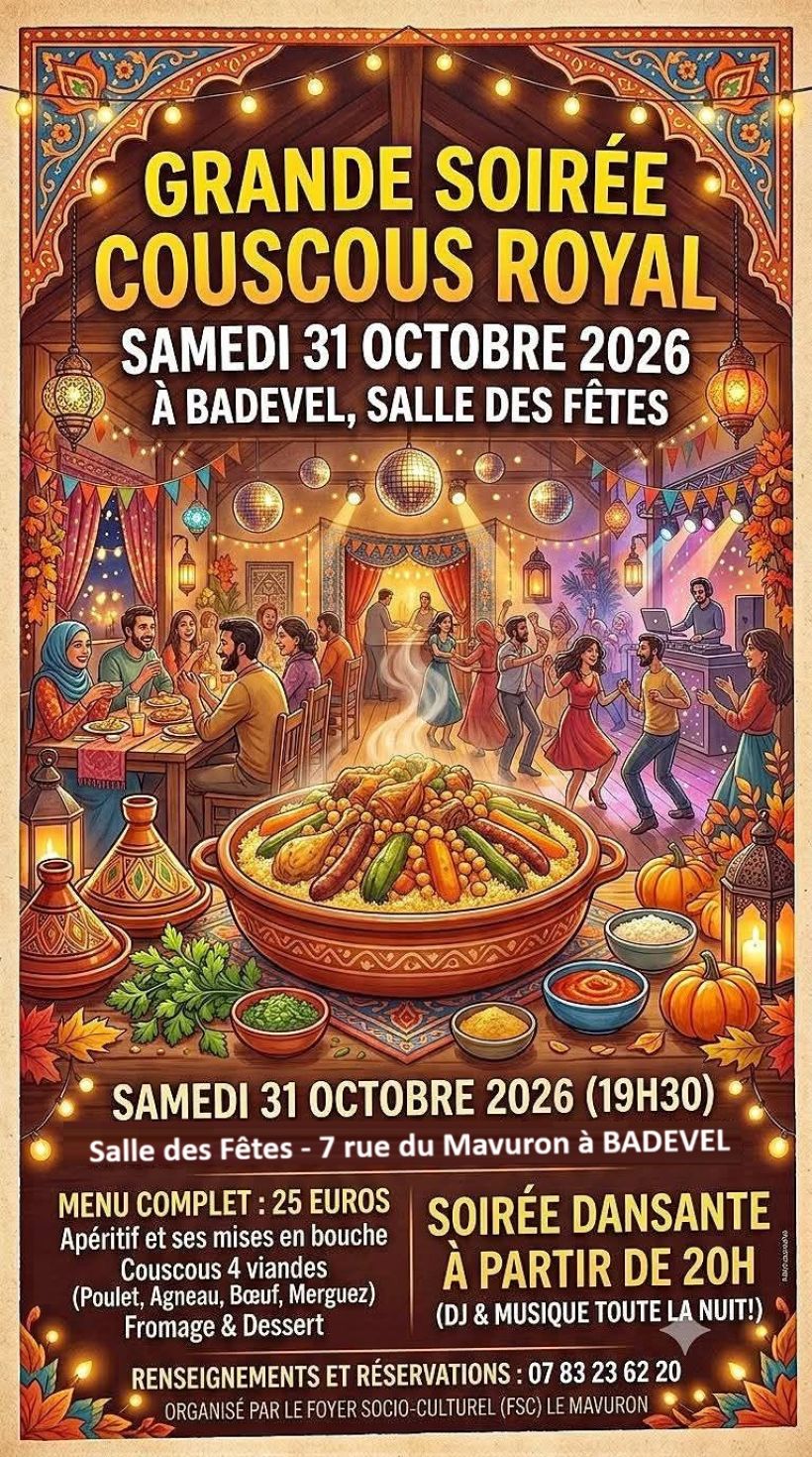 Soir�e Couscous Royal