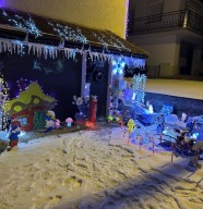 Maison illumin�e