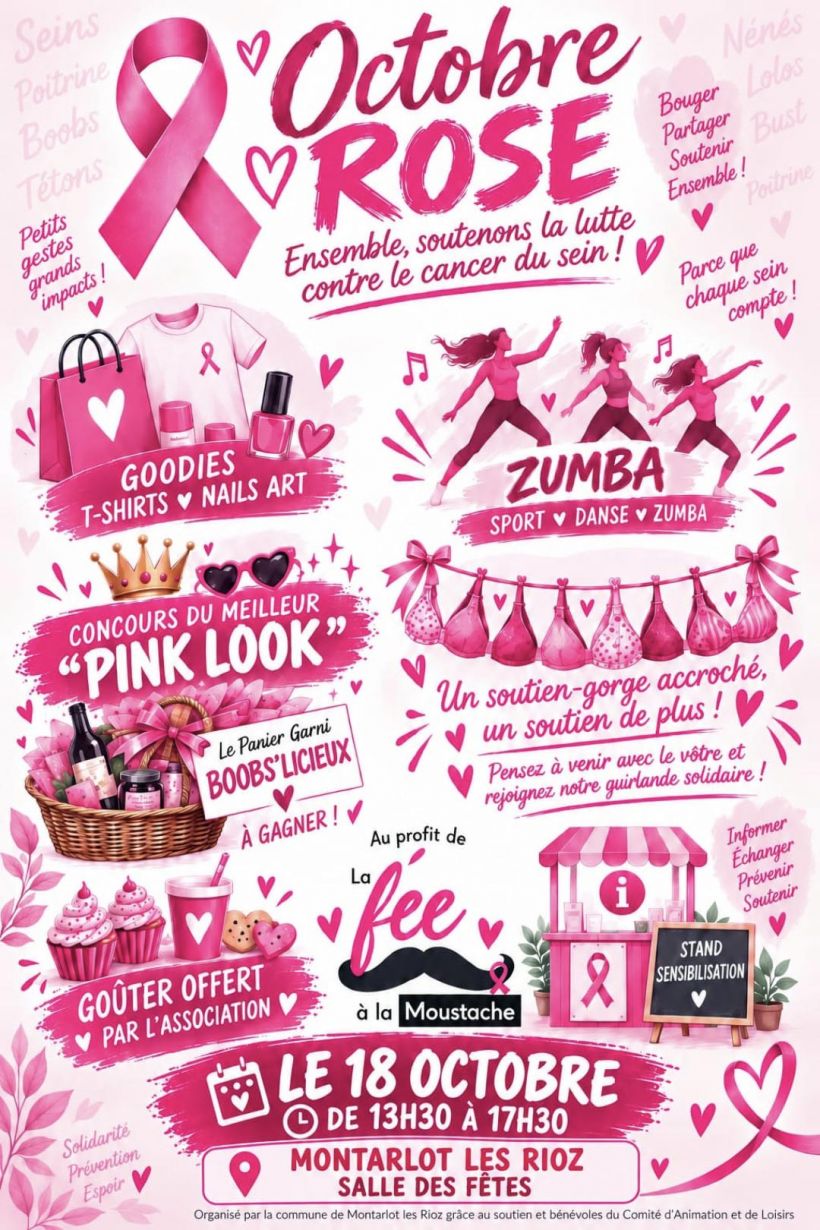 Octobre Rose : Après-midi zumba et animations