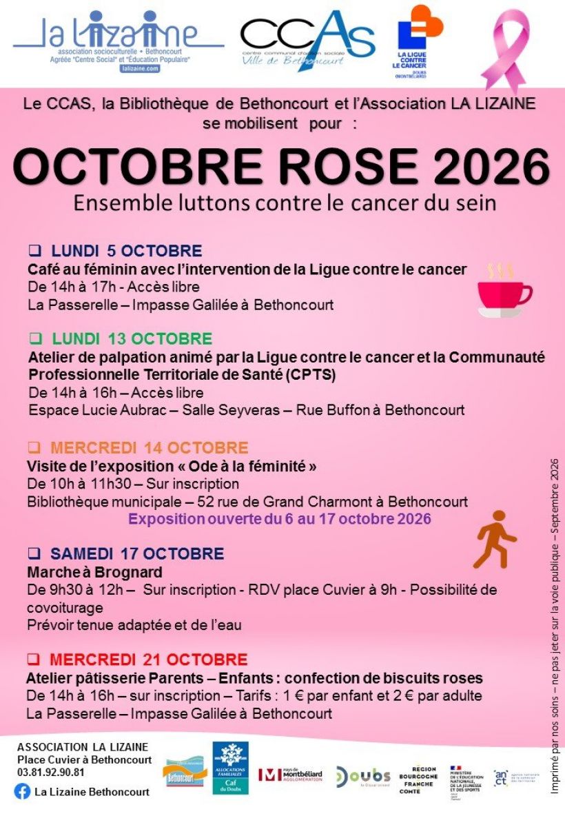 Octobre Rose à La Lizaine