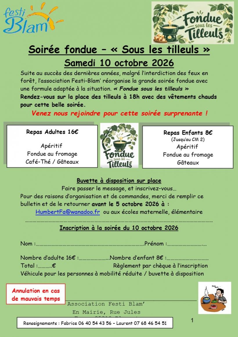 Soir�e Fondue