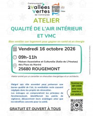Atelier : Qualit� de l'air int�rieur et VMC