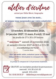 Atelier d'écriture
