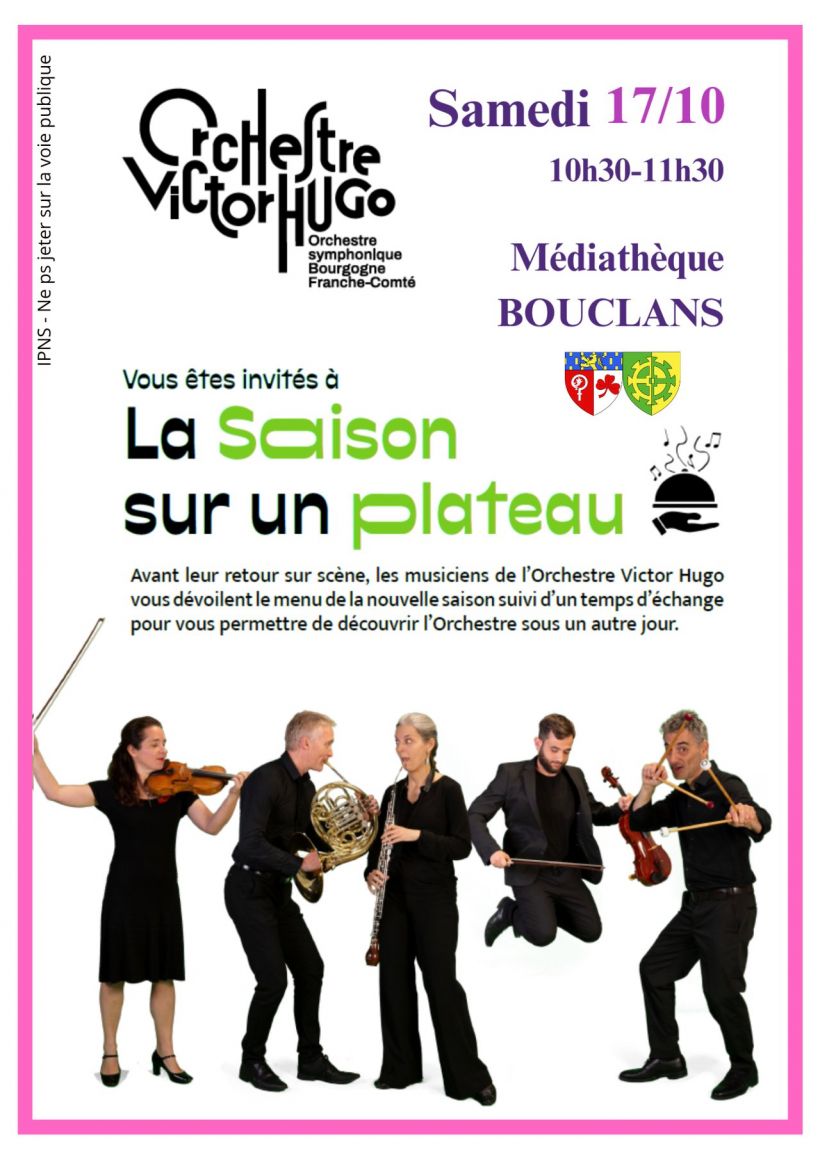 Orchestre Victor Hugo : la saison sur un plateau
