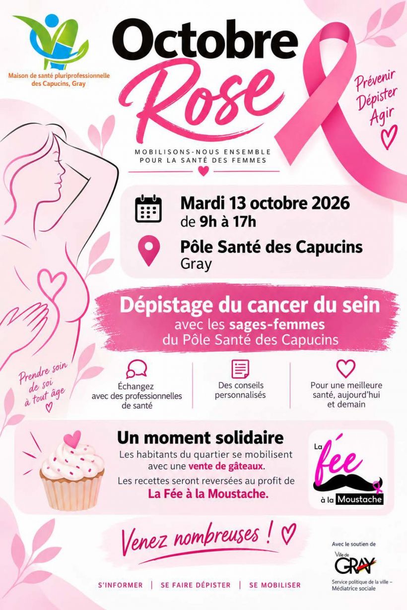 Octobre rose - Ateliers de d�pistage du cancer du sein