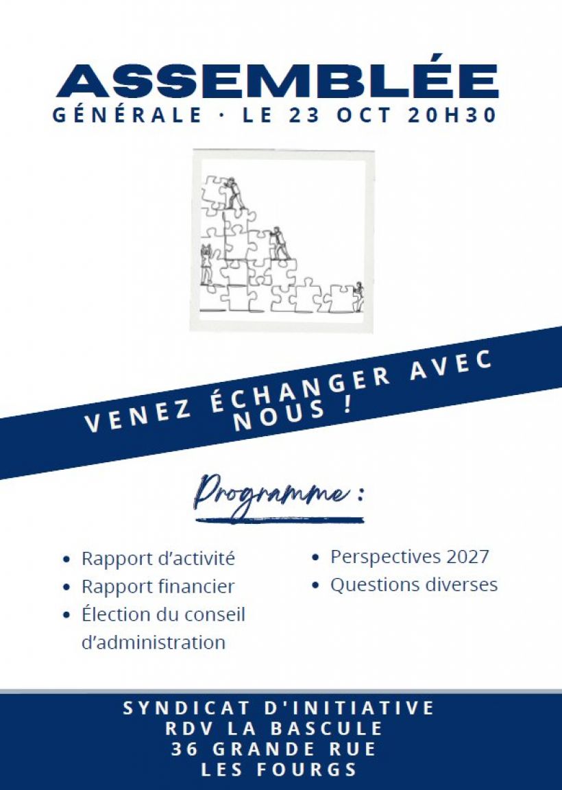 Assemblée Générale du Syndicat d'Initiative
