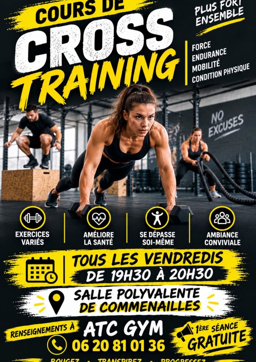 COURS DE CROSS TRAINING
