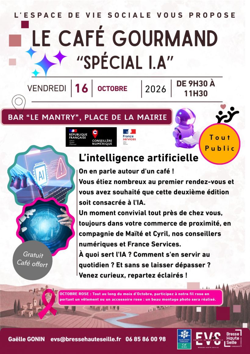 CAFÉ GOURMAND “SPÉCIAL I.A”