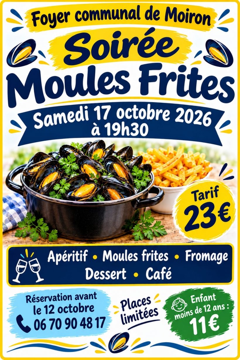 Soirée moules frites
