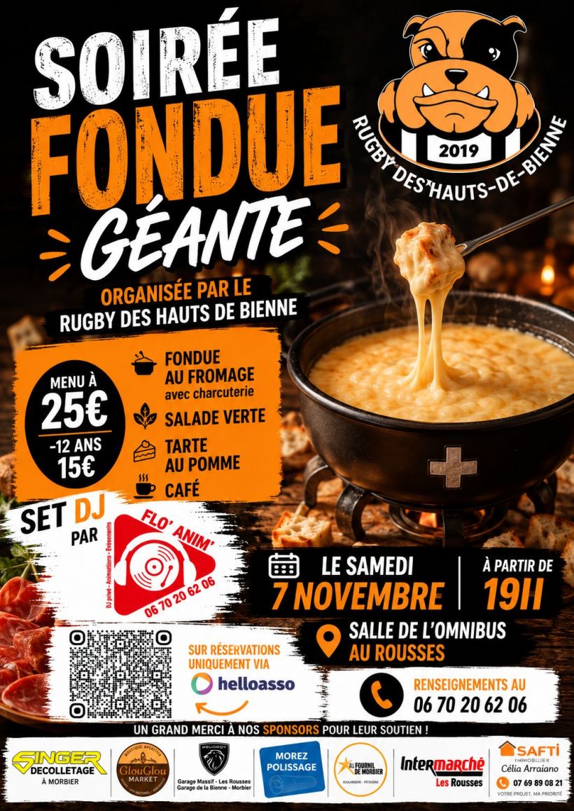 Soirée fondue géante
