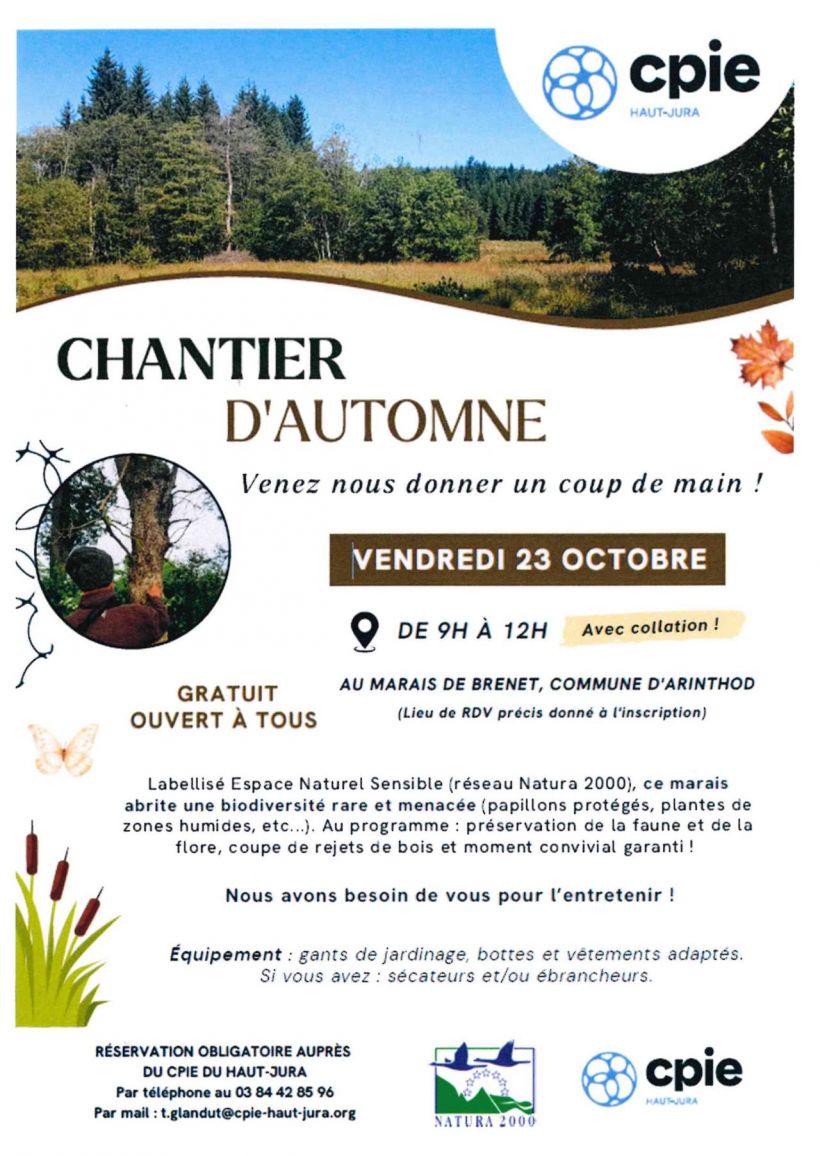 Chantier b�n�vole d'auomne