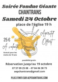 Soir�e fondue g�ante