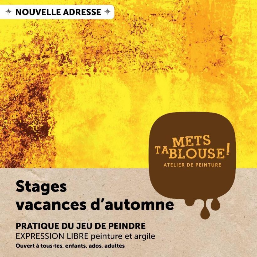 Stage peinture et argile