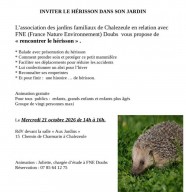 Inviter le h�risson dans son jardin