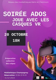 Soir�e casques r�alit� virtuelle