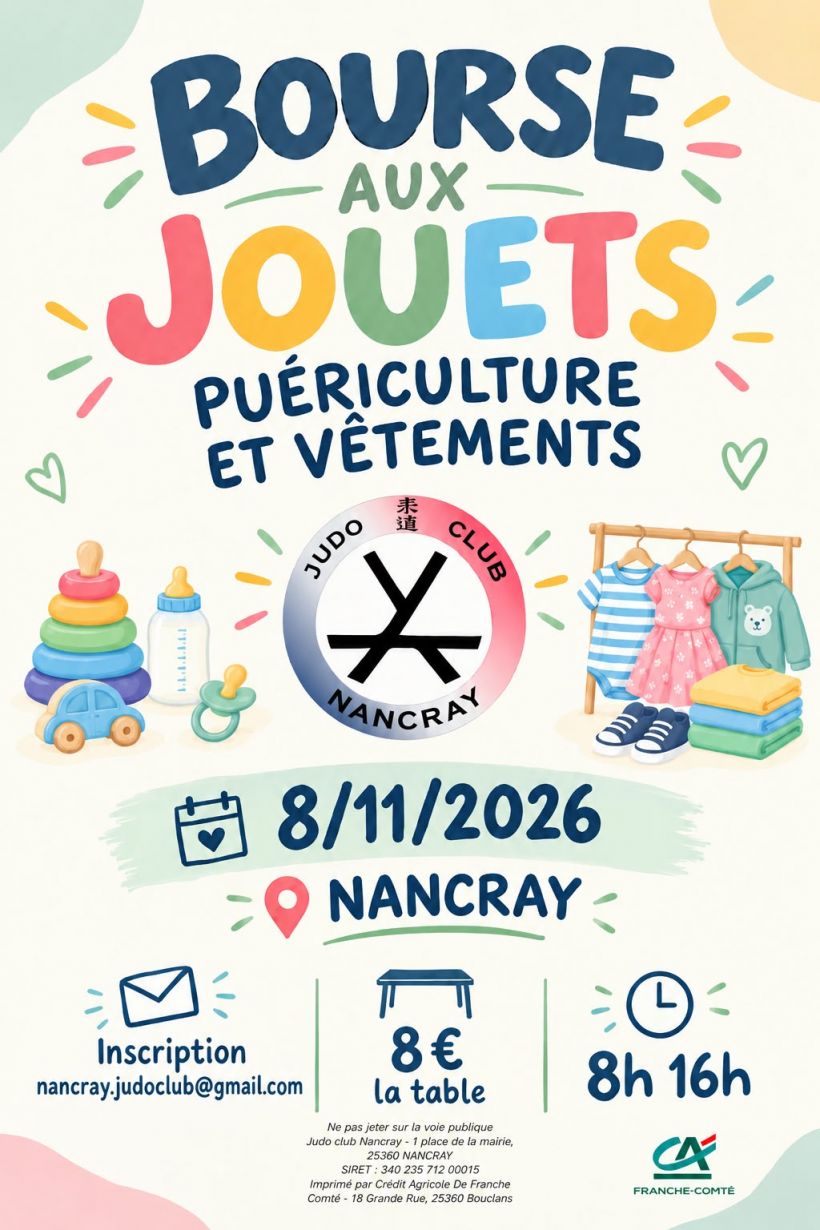 Bourse aux jouets, puériculture et vêtements