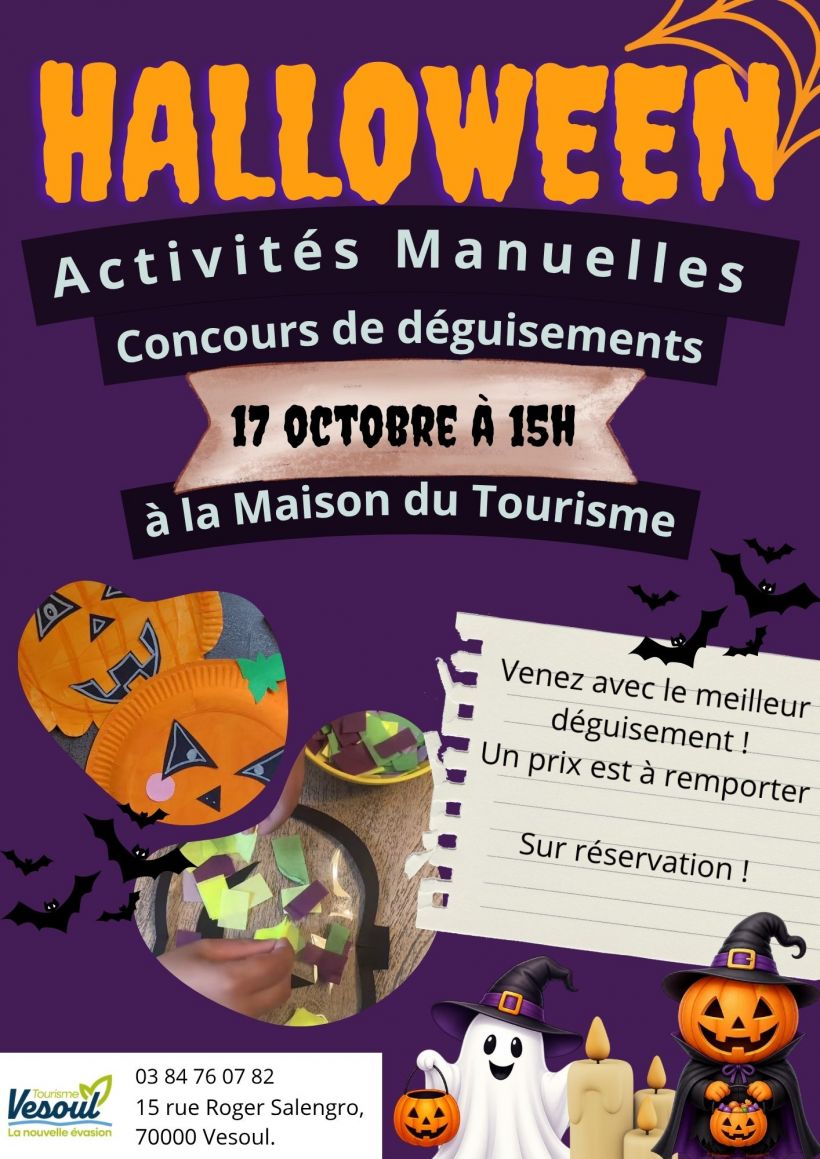 Halloween - Activités Manuelles Concours et déguisements