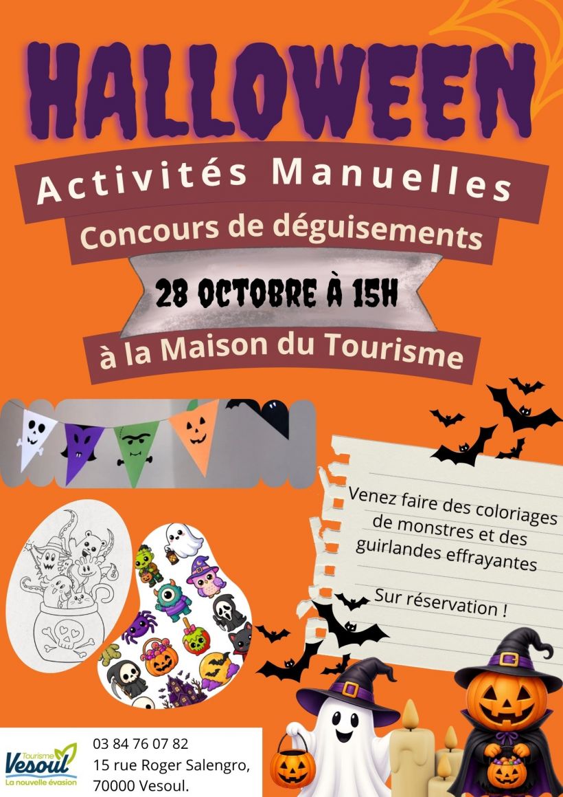 Halloween - Activit�s manuelles, concours de d�guisements