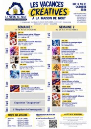ateliers vacances créatives