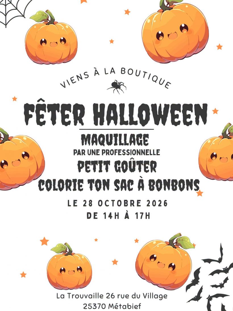 Halloween - Maquillage, goûter