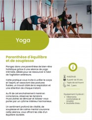 Séance de yoga