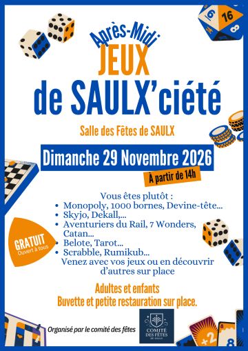 Après-midi jeux de SAULX'ciété