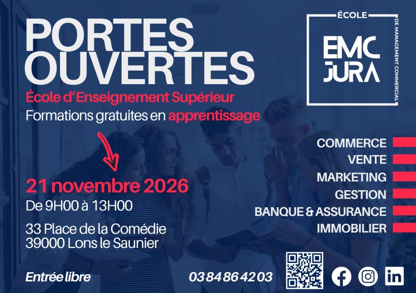 Portes Ouvertes École de Management Commercial du Jura
