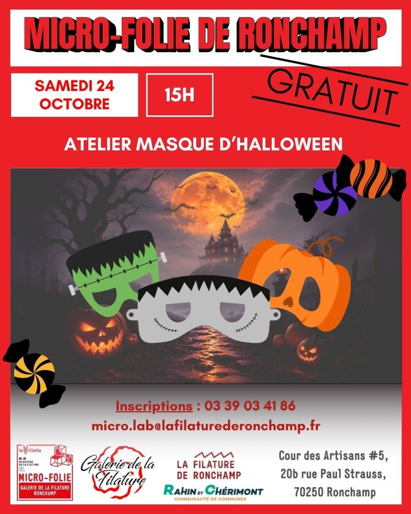 Atelier "Masque d'Halloween"