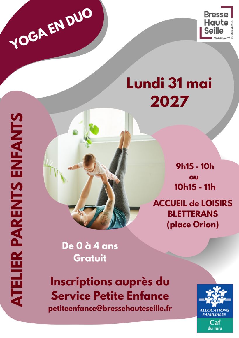 Atelier parent/enfant - YOGA EN DUO