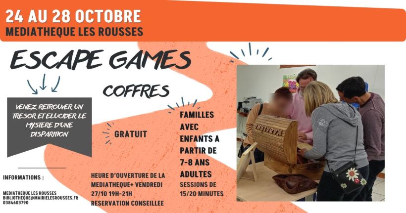 Coffres d'Escape Game
