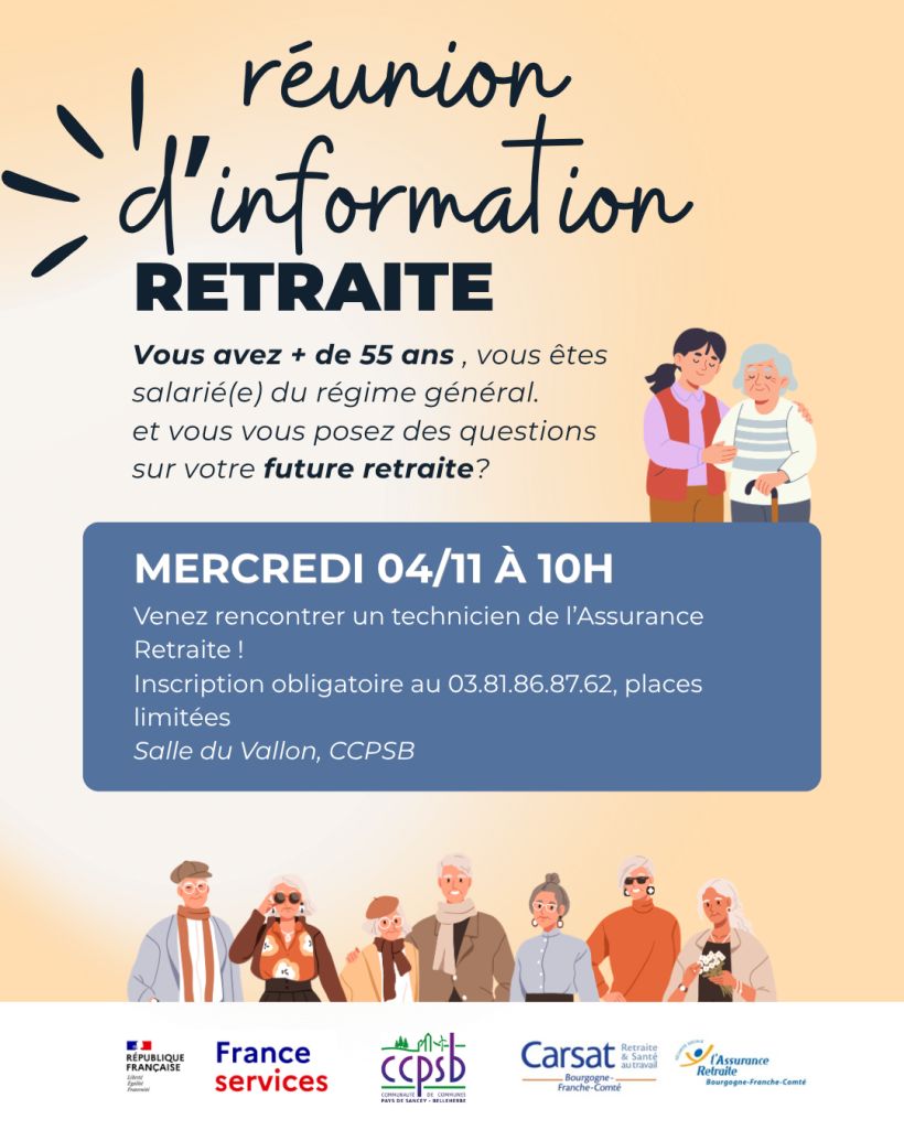 Réunion d'information sur la retraite