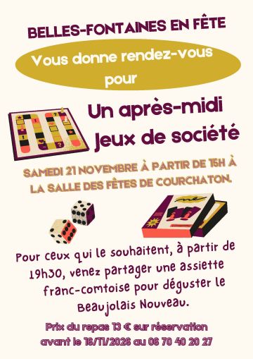 Après-midi Jeux de société
