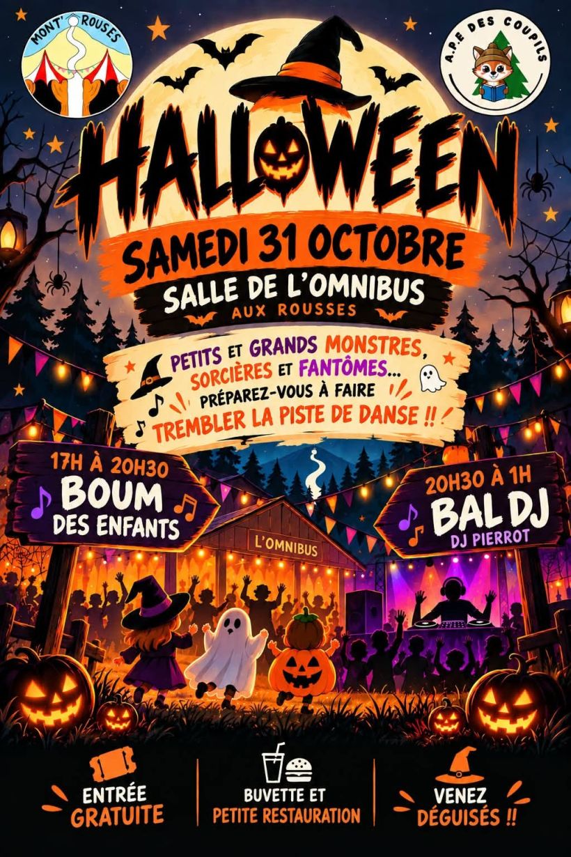 Boum et bal d'Halloween