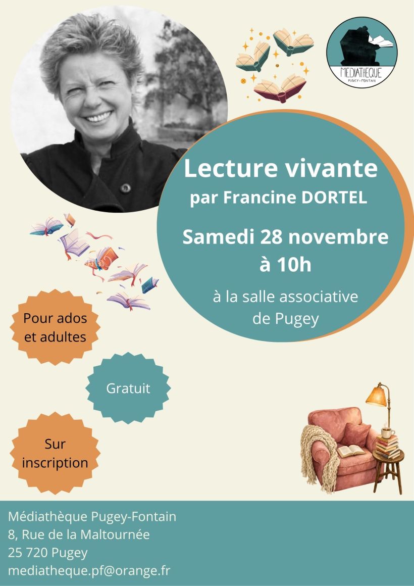 Lecture vivante par Francine Dortel