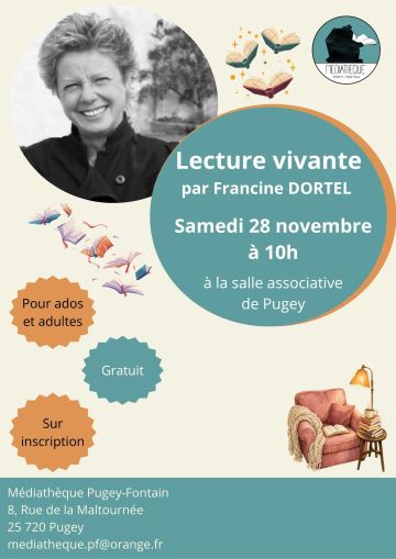Lecture vivante par Francine Dortel