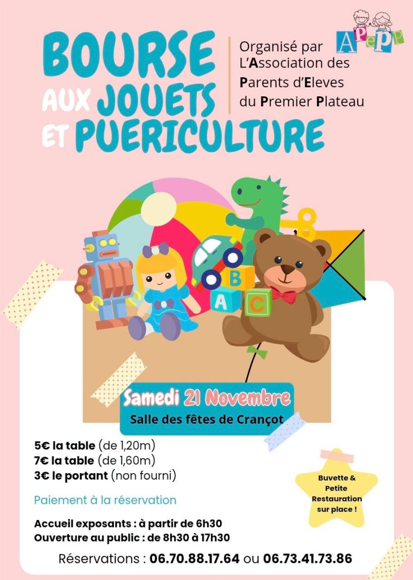 Bourse aux jouets et à la puériculture