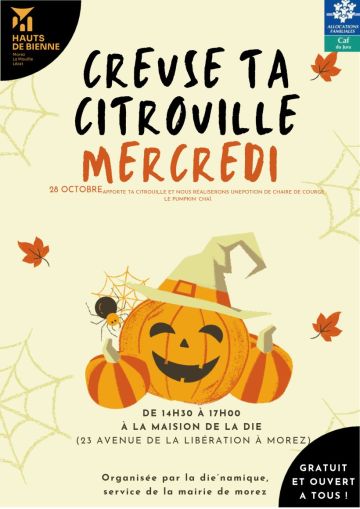 Atelier "Creuse ta citrouille !"