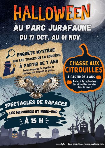 Halloween à Jurafaune