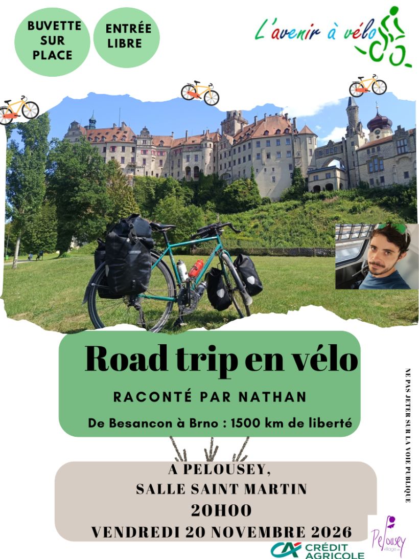 soirée récit de voyage à vélo
