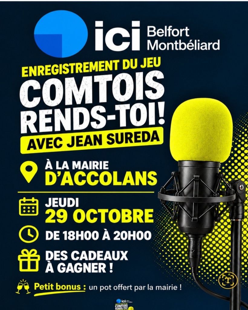 Enregistrement du jeu radio "Comtois rends-toi !"