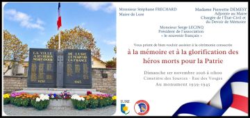 Cérémonie du 1er novembre