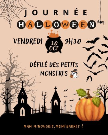 Déambulation pour Halloween organisée par la MAM