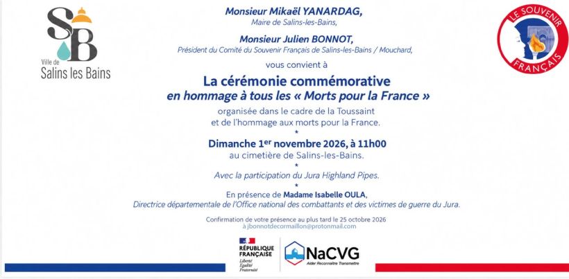 Cérémonie du 1er novembre