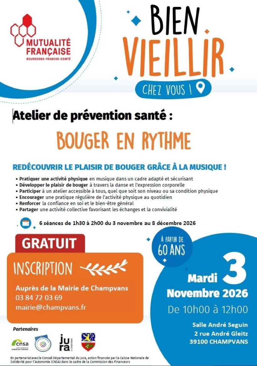 Ateliers "Bien vieillir chez vous"