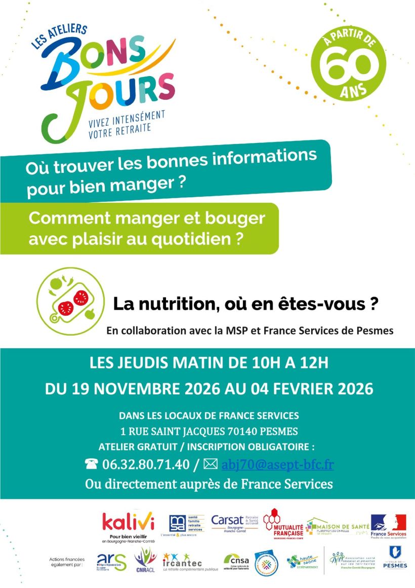 Ateliers "La Nutrition, où en êtes-vous ?"